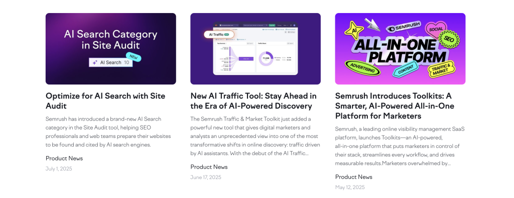 Best Website Tools in Malaysia 2025: Build & Grow Your Online Business 8 SEMrush dashboard – best website tool in Malaysia 2025 for SEO and keyword research